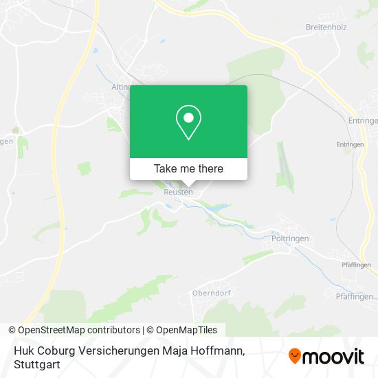 Huk Coburg Versicherungen Maja Hoffmann map