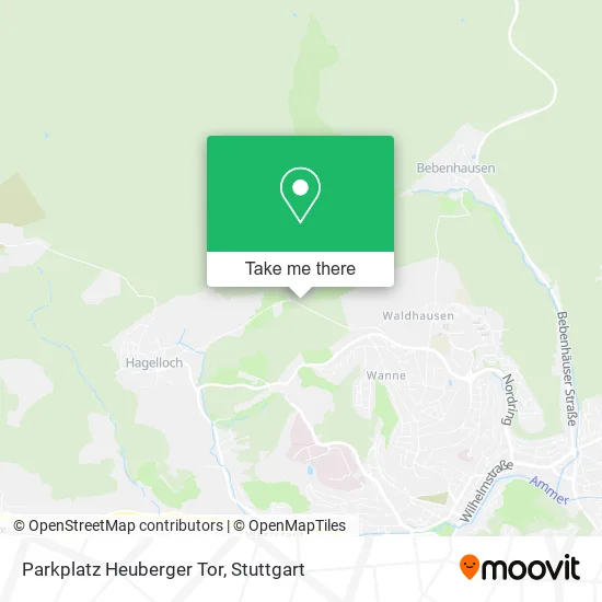 Карта Parkplatz Heuberger Tor