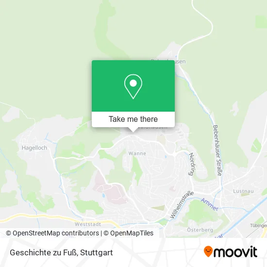 Карта Geschichte zu Fuß