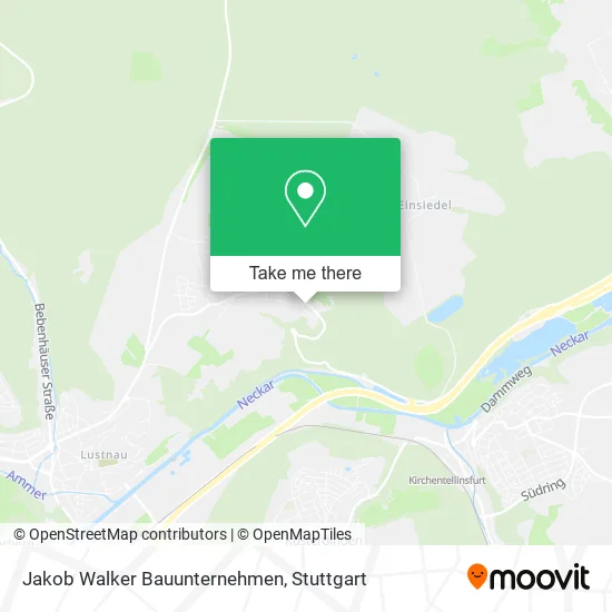 Карта Jakob Walker Bauunternehmen