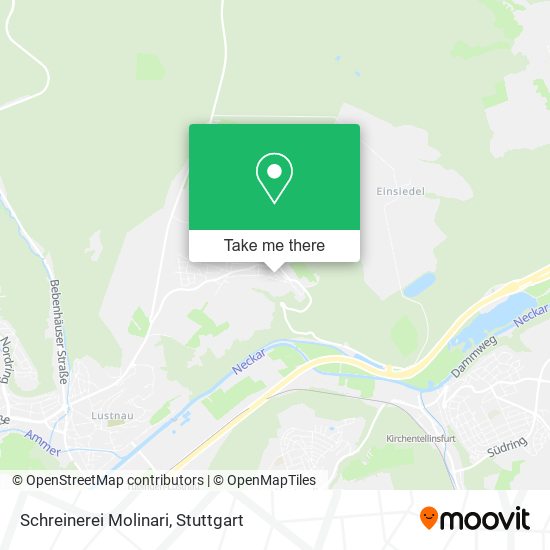 Schreinerei Molinari map