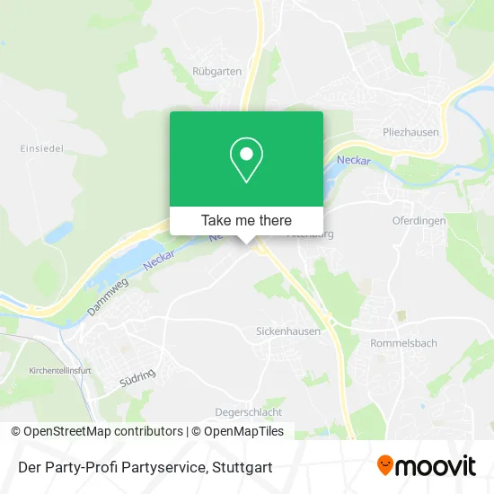 Карта Der Party-Profi Partyservice