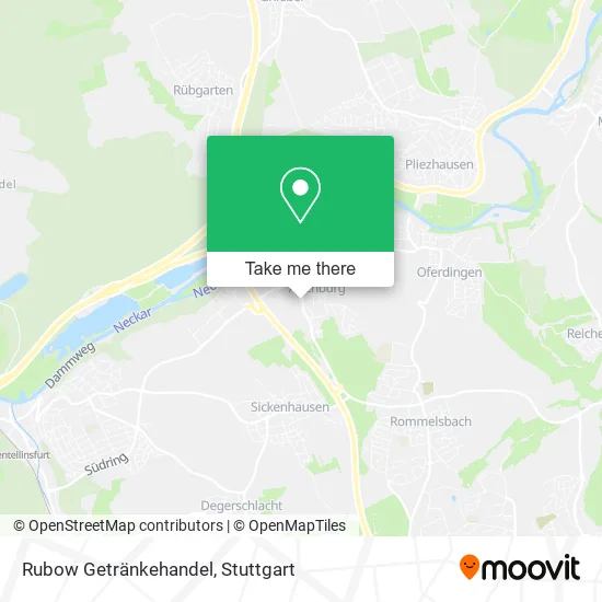 Карта Rubow Getränkehandel