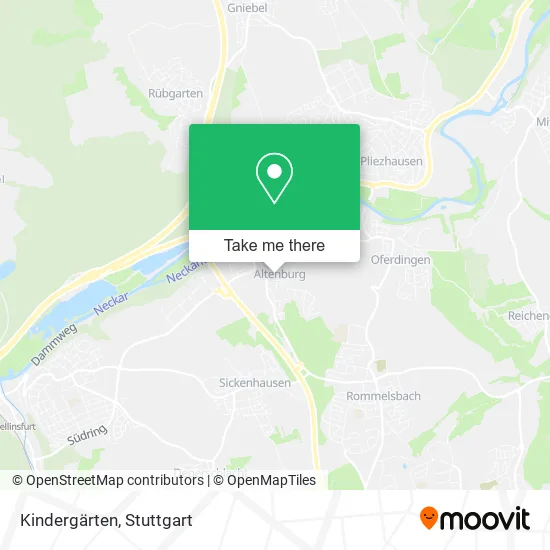 Карта Kindergärten