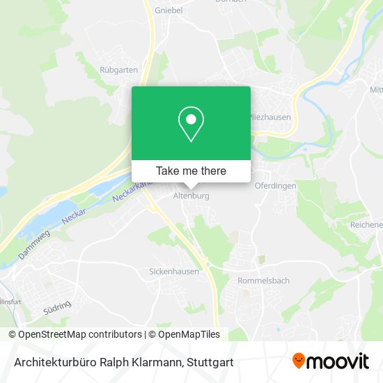 Architekturbüro Ralph Klarmann map