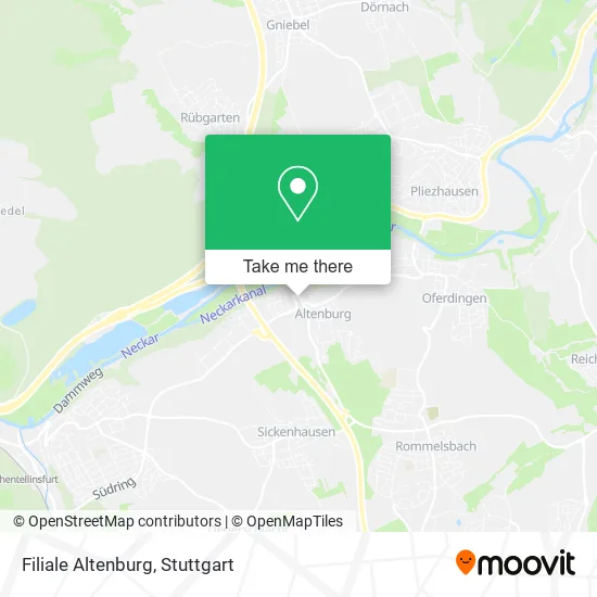 Карта Filiale Altenburg