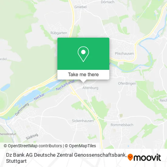 Карта Dz Bank AG Deutsche Zentral Genossenschaftsbank