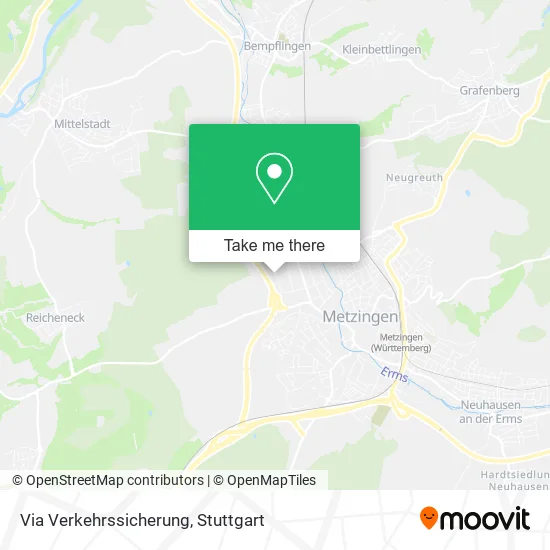 Карта Via Verkehrssicherung