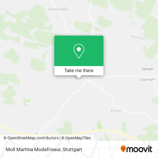Карта Moll Martina Modefriseur