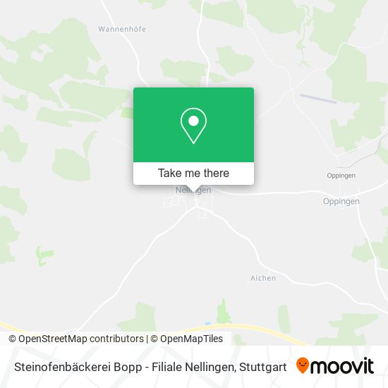 Steinofenbäckerei Bopp - Filiale Nellingen map