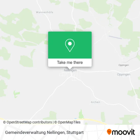 Карта Gemeindeverwaltung Nellingen