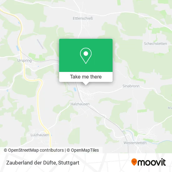 Карта Zauberland der Düfte