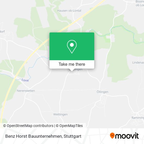 Benz Horst Bauunternehmen map