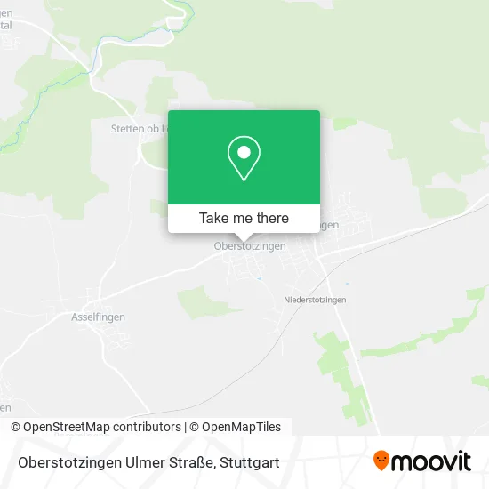 Карта Oberstotzingen Ulmer Straße