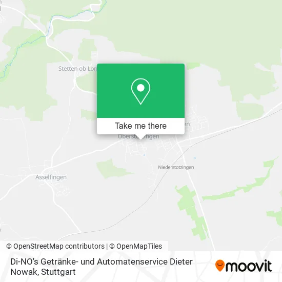 Карта Di-NO's Getränke- und Automatenservice Dieter Nowak