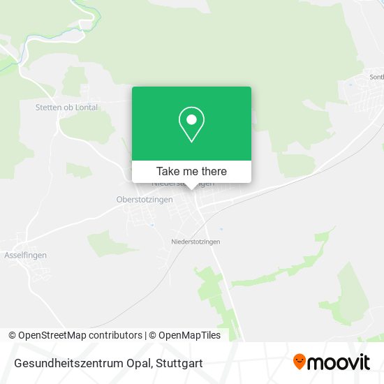 Gesundheitszentrum Opal map