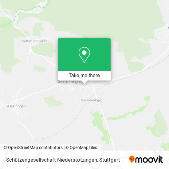 Карта Schützengesellschaft Niederstotzingen