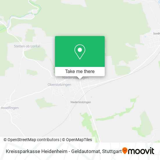 Карта Kreissparkasse Heidenheim - Geldautomat