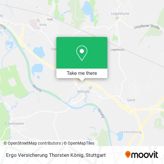 Ergo Versicherung Thorsten König map