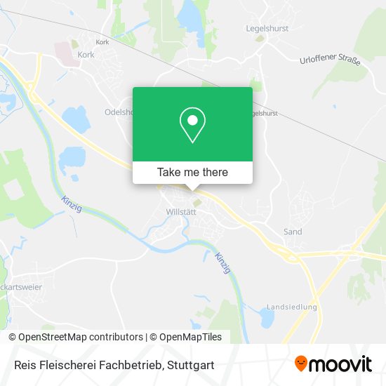 Карта Reis Fleischerei Fachbetrieb