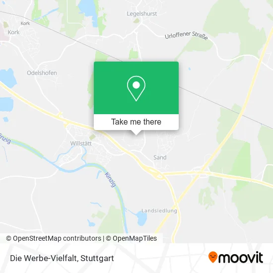 Карта Die Werbe-Vielfalt