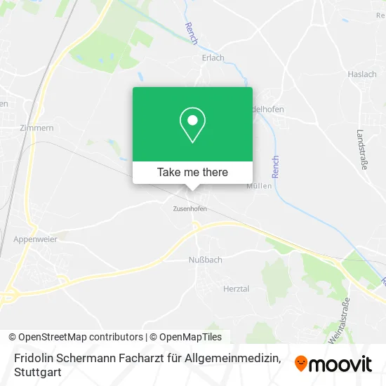 Карта Fridolin Schermann Facharzt für Allgemeinmedizin