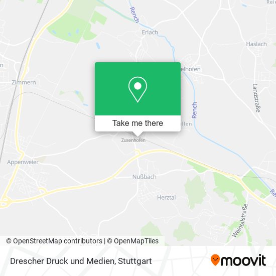 Drescher Druck und Medien map