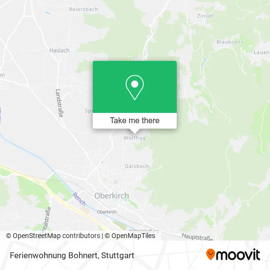 Карта Ferienwohnung Bohnert