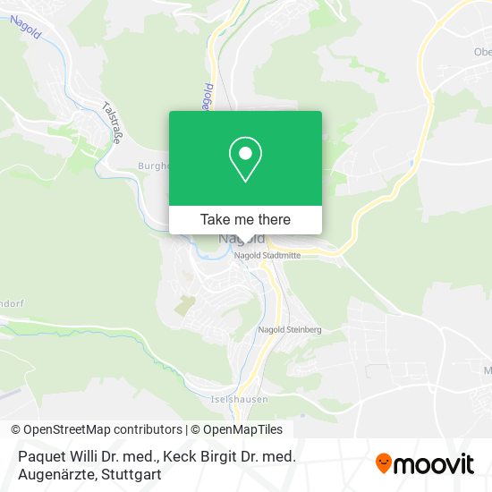Paquet Willi Dr. med., Keck Birgit Dr. med. Augenärzte map