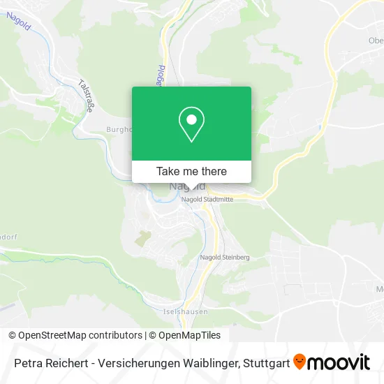 Карта Petra Reichert - Versicherungen Waiblinger