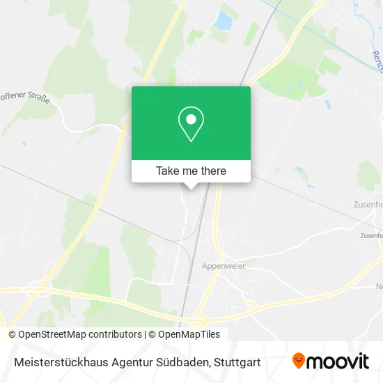 Карта Meisterstückhaus Agentur Südbaden