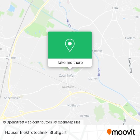 Hauser Elektrotechnik map