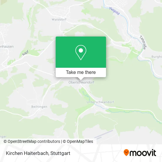 Карта Kirchen Haiterbach