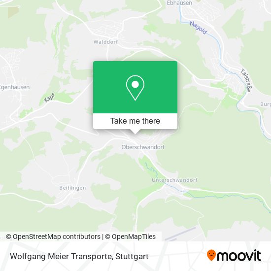 Карта Wolfgang Meier Transporte