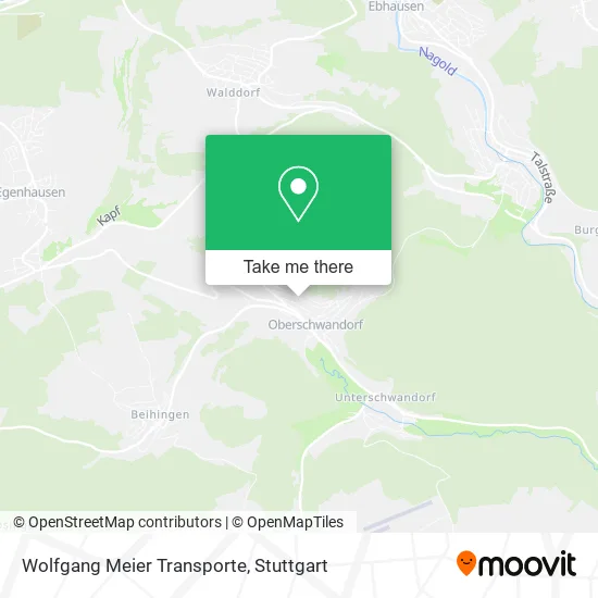 Карта Wolfgang Meier Transporte
