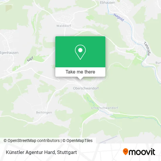 Карта Künstler Agentur Hard