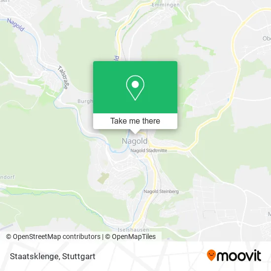 Карта Staatsklenge