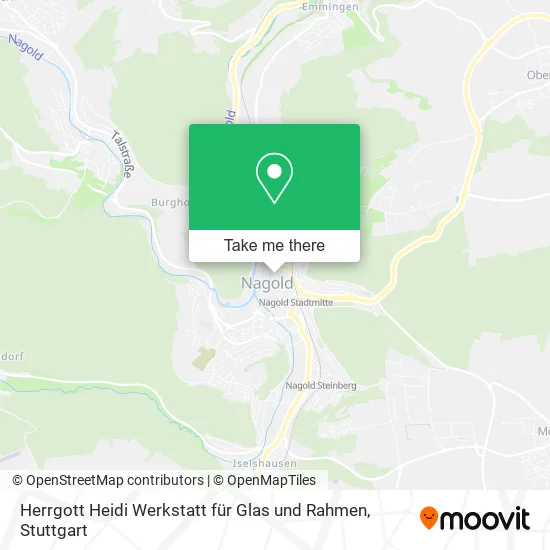 Карта Herrgott Heidi Werkstatt für Glas und Rahmen
