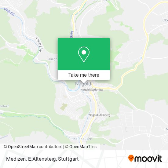 Medizen. E.Altensteig map