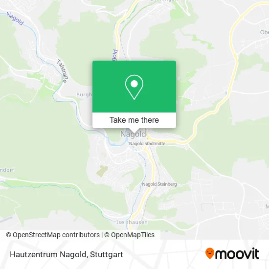 Карта Hautzentrum Nagold