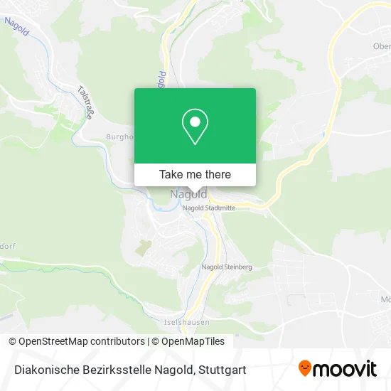Карта Diakonische Bezirksstelle Nagold