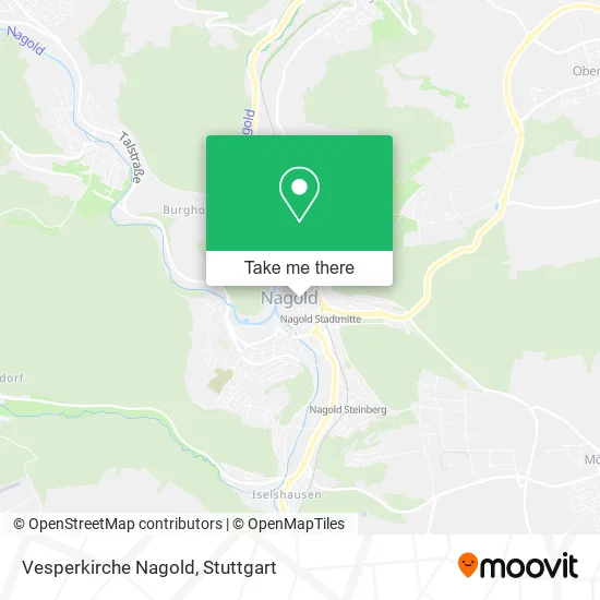 Карта Vesperkirche Nagold