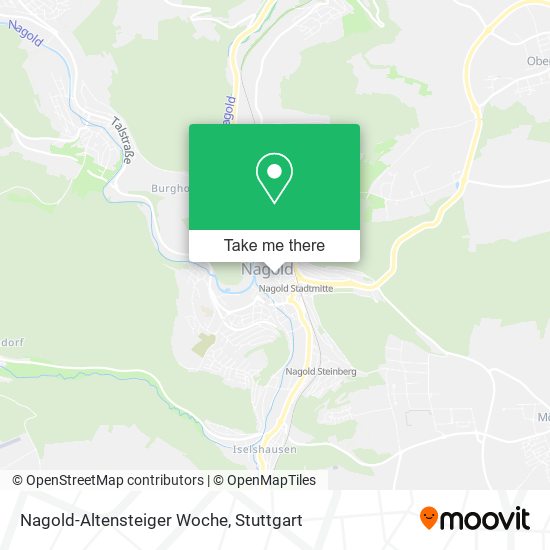 Nagold-Altensteiger Woche map