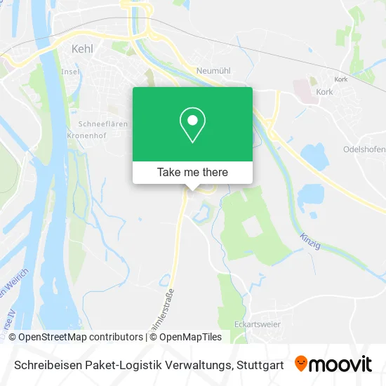 Карта Schreibeisen Paket-Logistik Verwaltungs