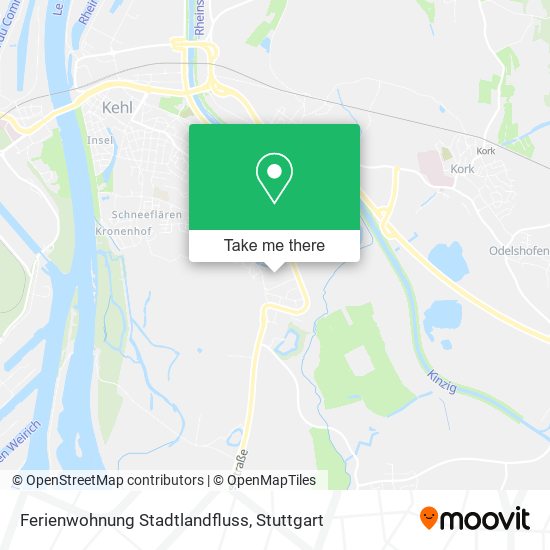 Ferienwohnung Stadtlandfluss map