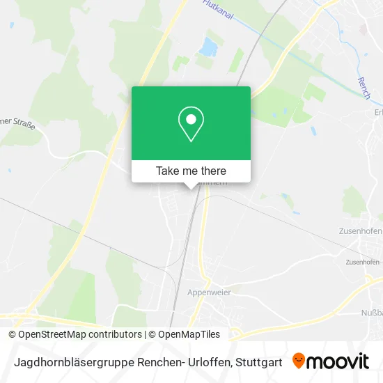 Карта Jagdhornbläsergruppe Renchen- Urloffen