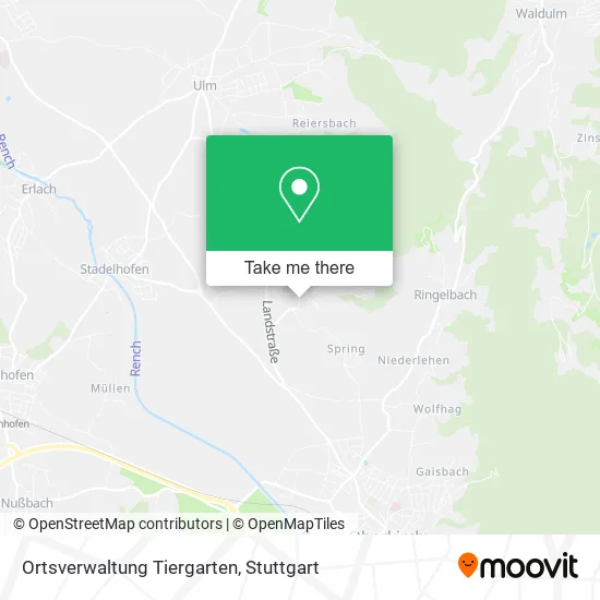 Карта Ortsverwaltung Tiergarten