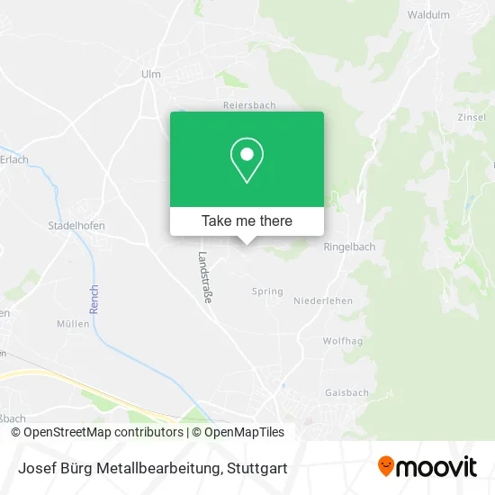 Карта Josef Bürg Metallbearbeitung