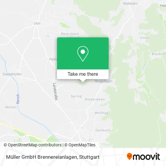 Карта Müller GmbH Brennereianlagen