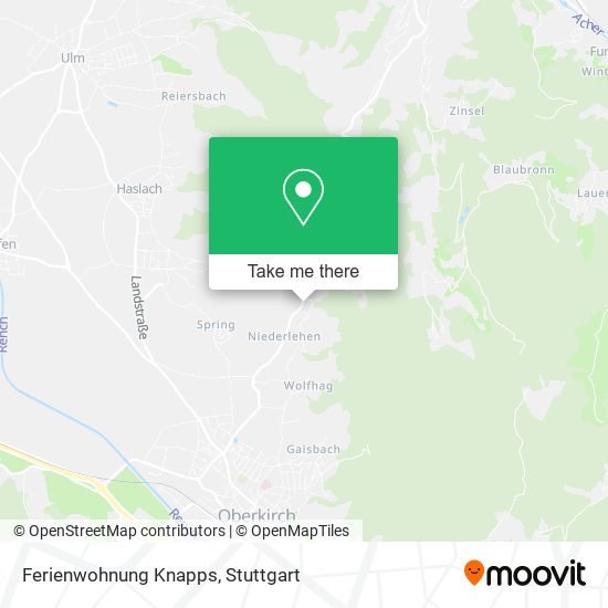Ferienwohnung Knapps map